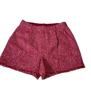 Cinq a Sept High-Waisted Red Classy Shorts(SIZE 10)